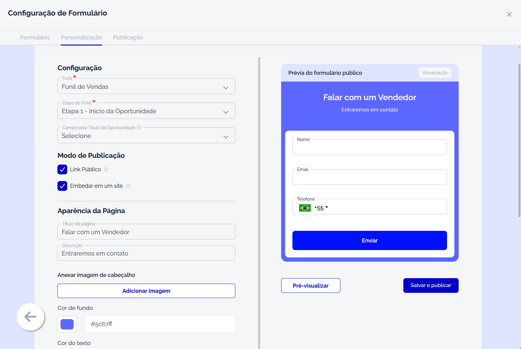 External forms for capture — Forms & Custom Fields